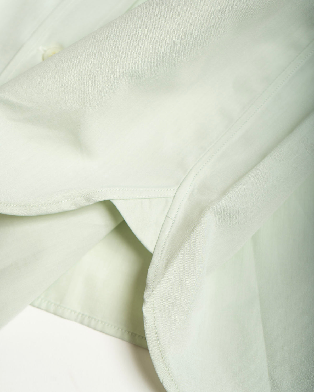House Shirt in Pistachio Cotton Poplin
