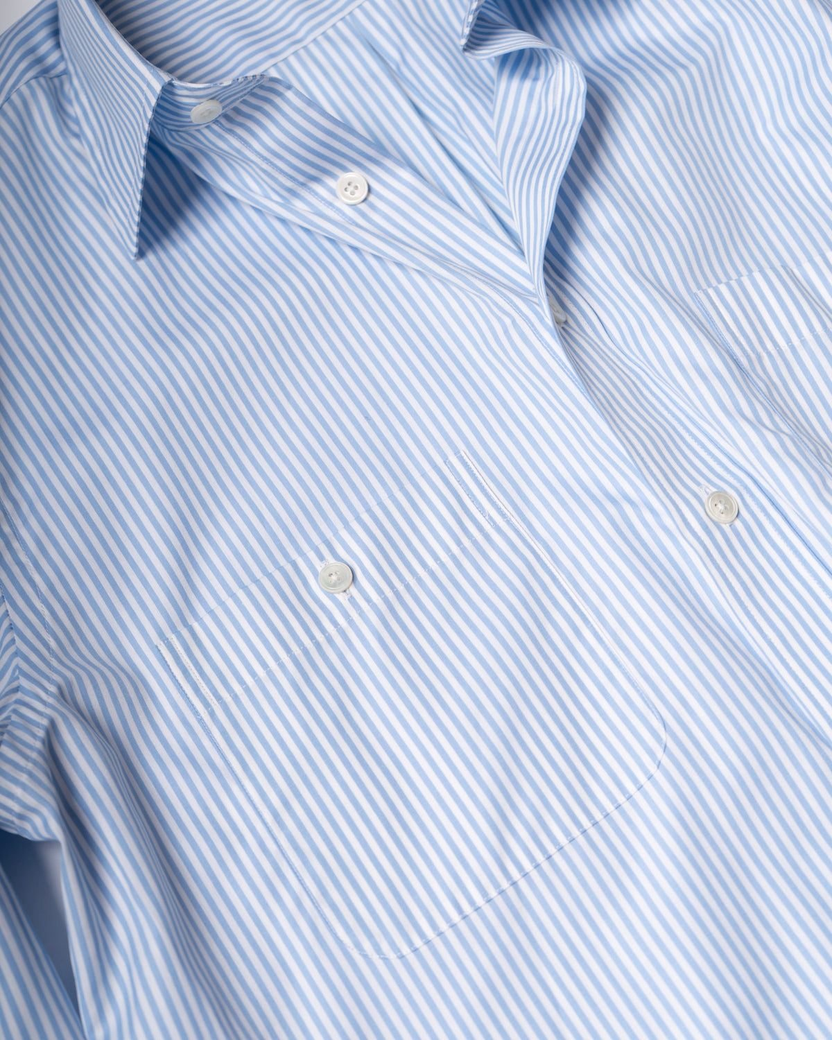 House Shirt in Bengal Stripe Cotton Poplin