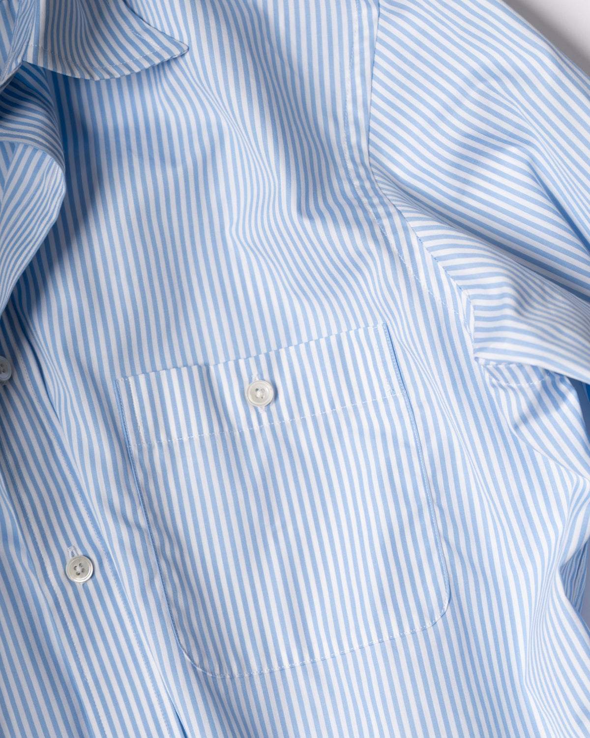 House Shirt in Bengal Stripe Cotton Poplin