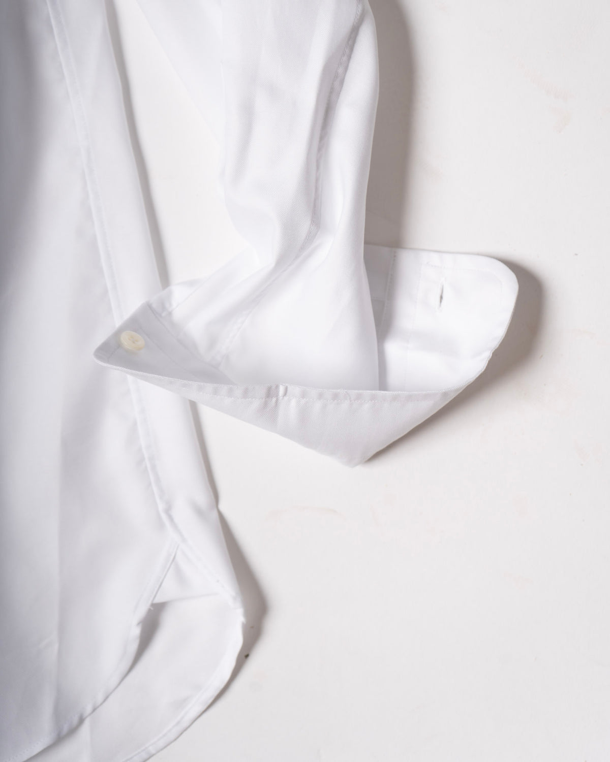 House Shirt in White Oxford Cotton