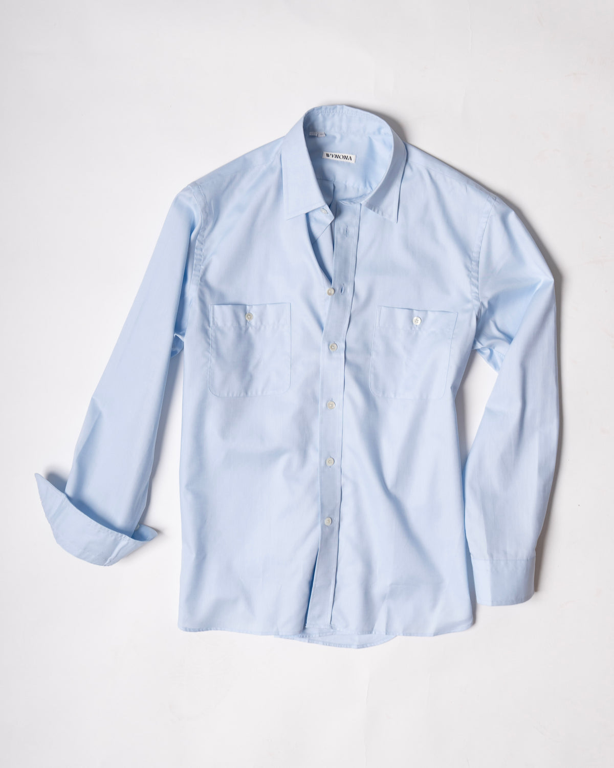 House Shirt in Sky Blue Oxford Cotton
