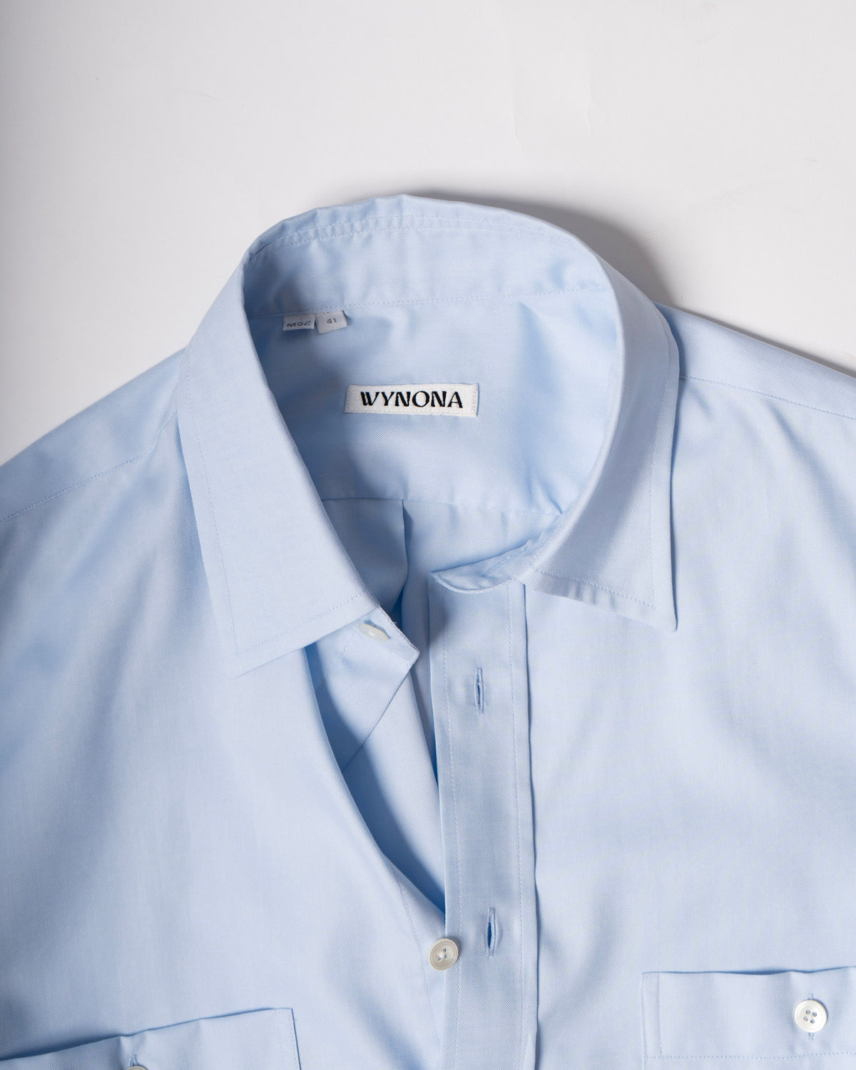House Shirt in Sky Blue Oxford Cotton