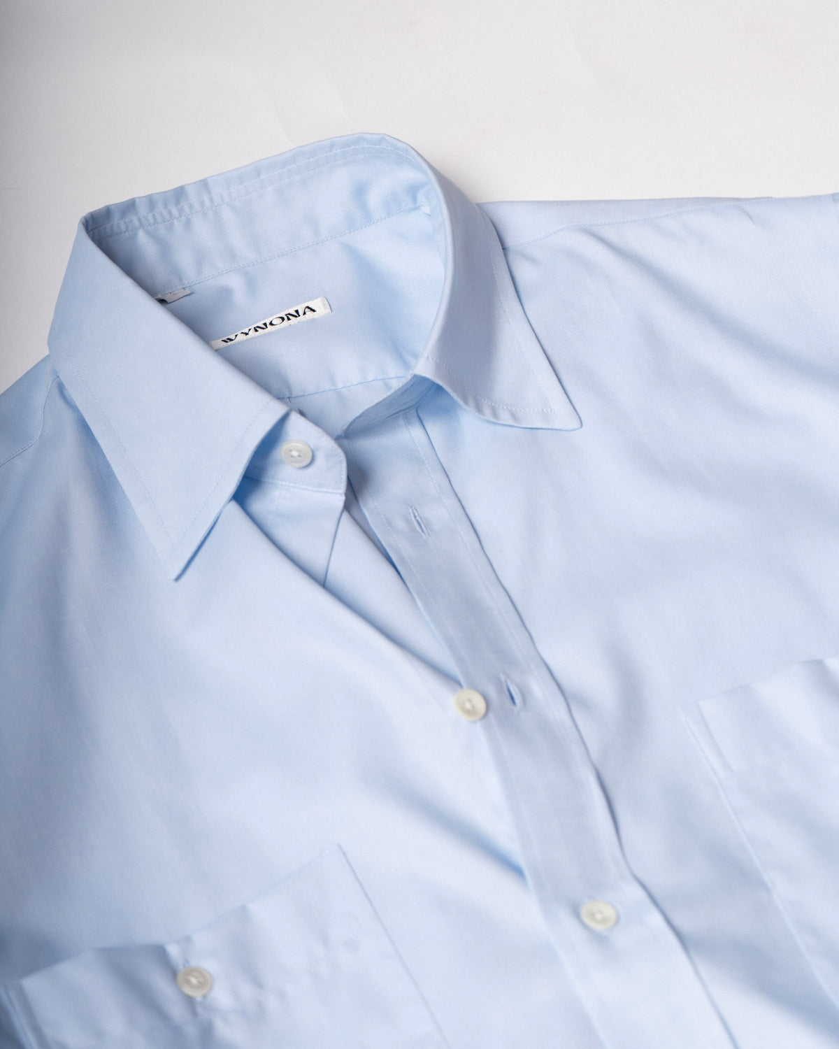 House Shirt in Sky Blue Oxford Cotton