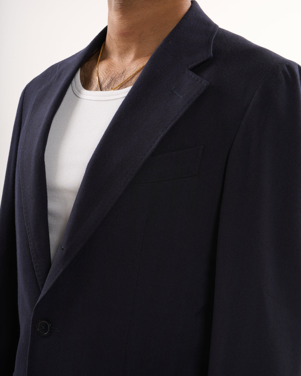 Italian Wool Silk Herringbone Type 01 Suit