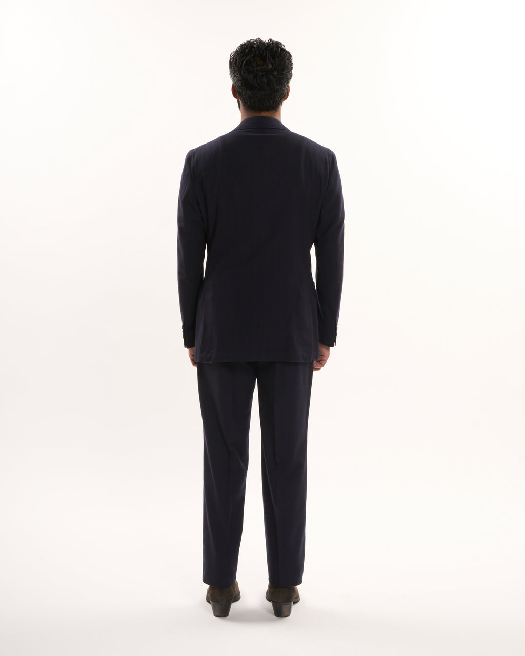Italian Wool Silk Herringbone Type 01 Suit