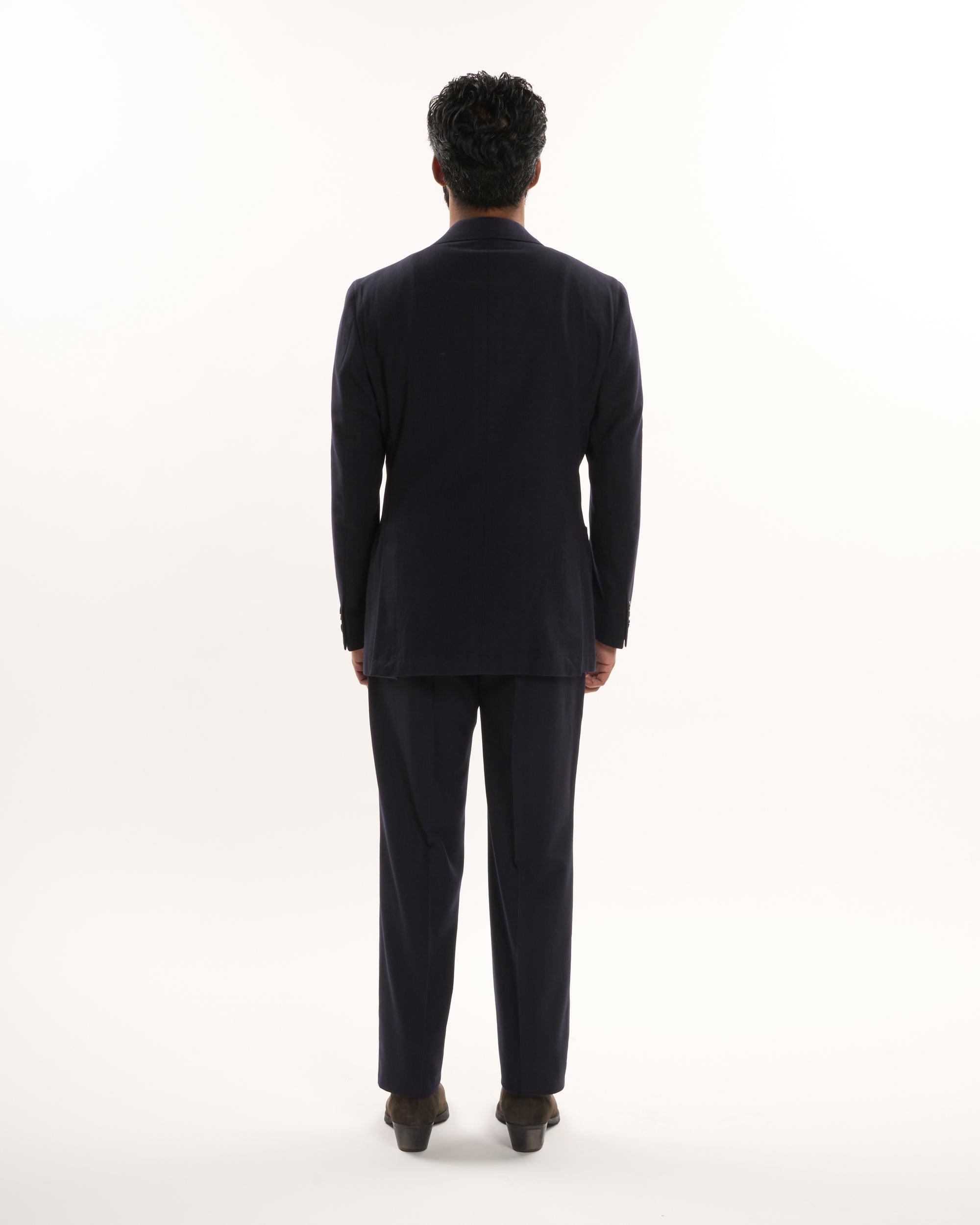 Italian Wool Silk Herringbone Type 01 Suit