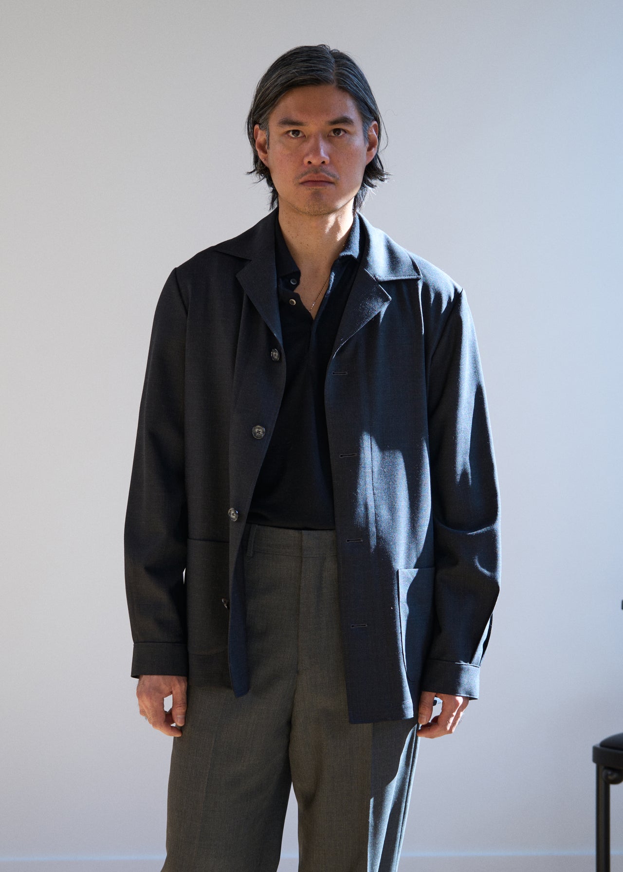 sabato jacket in 3-ply wool
