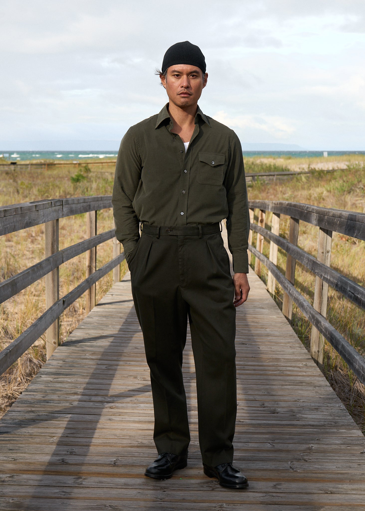 nino shirt in baby cotton corduroy
