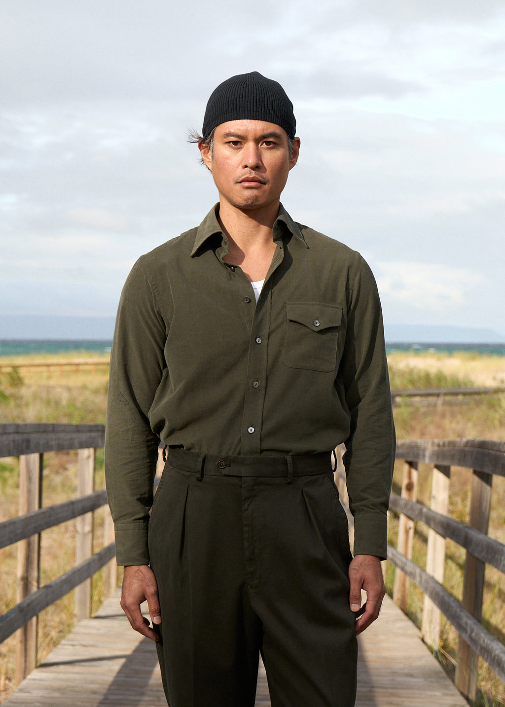 nino shirt in baby cotton corduroy