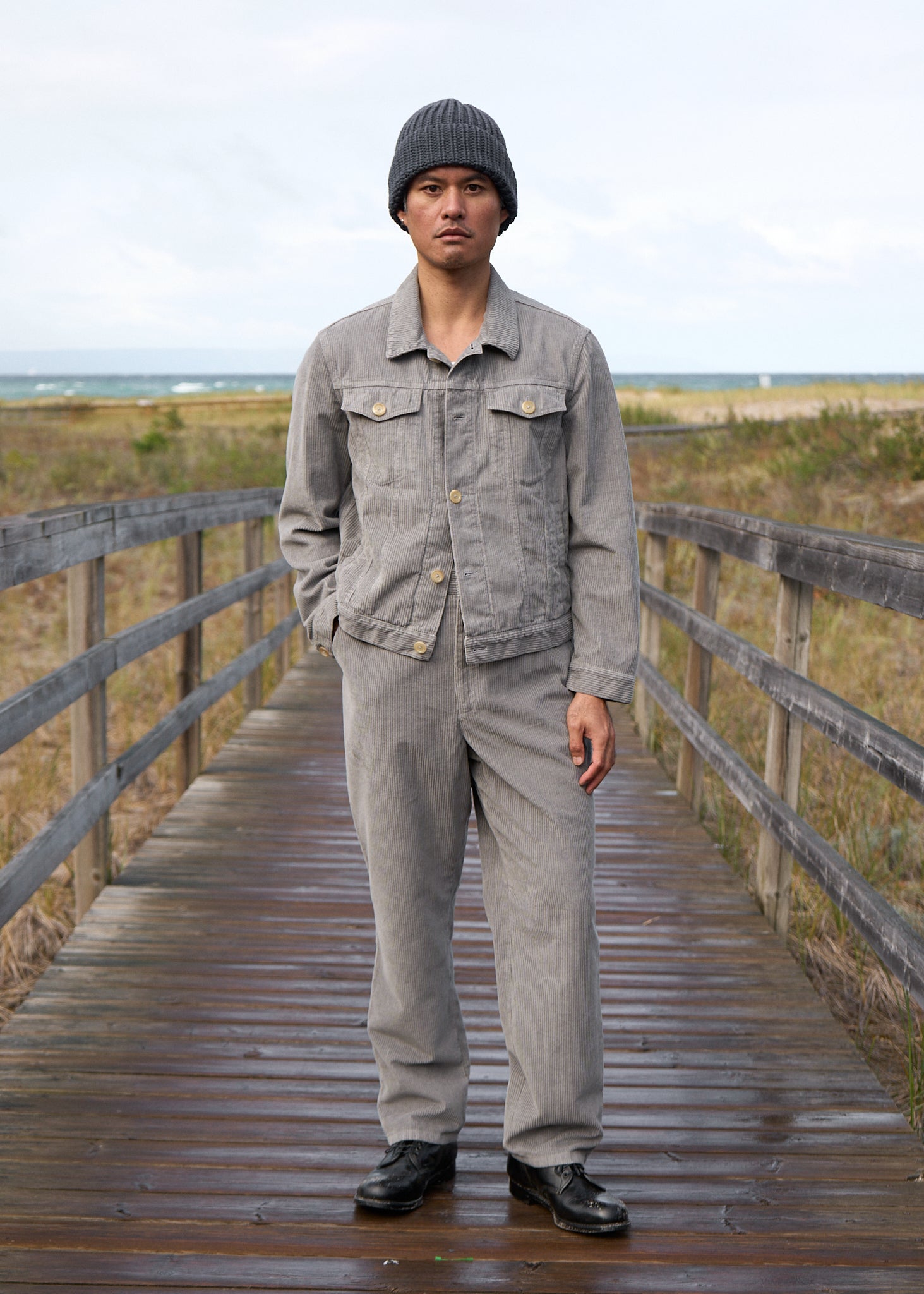 otto jacket in cotton corduroy