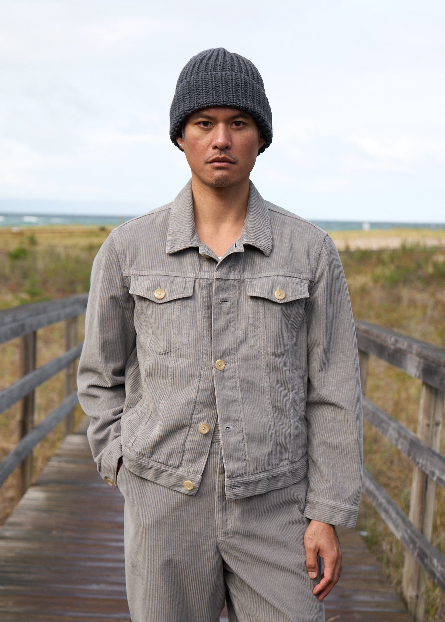 otto jacket in cotton corduroy