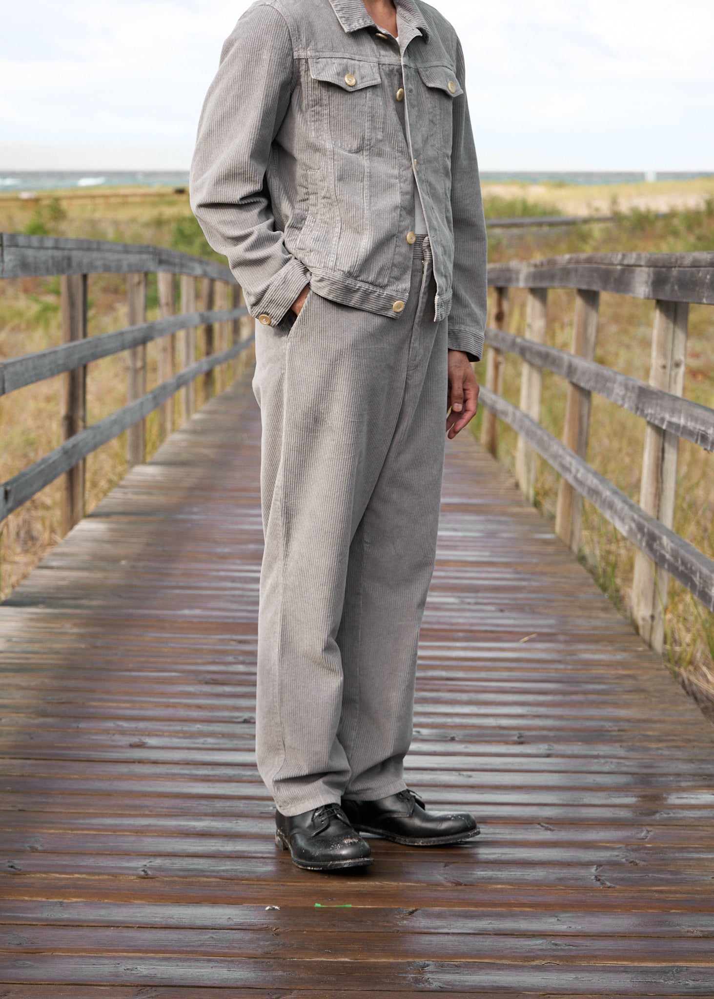 milo trouser in cotton corduroy