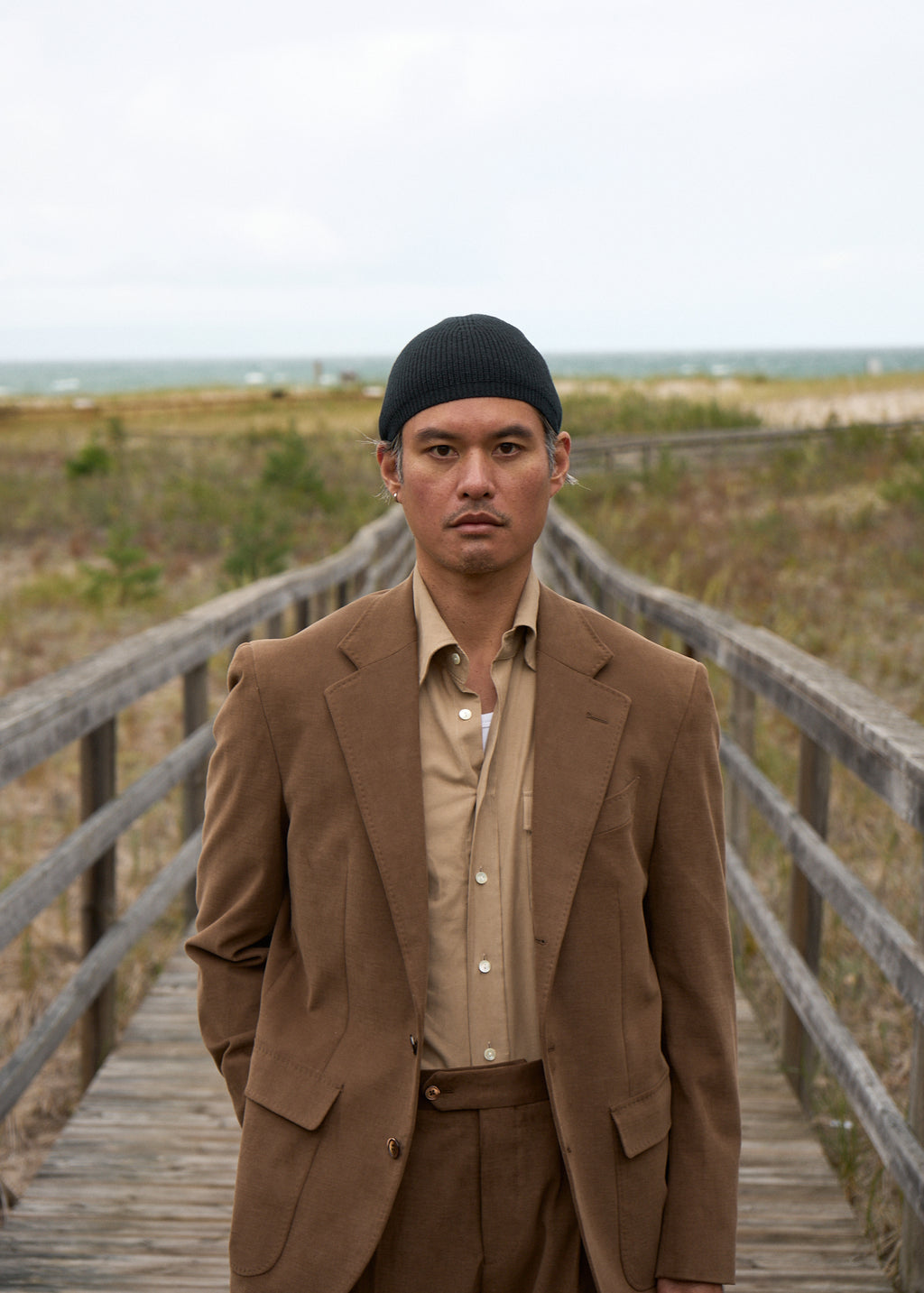 type 01 suit in brushed cotton
