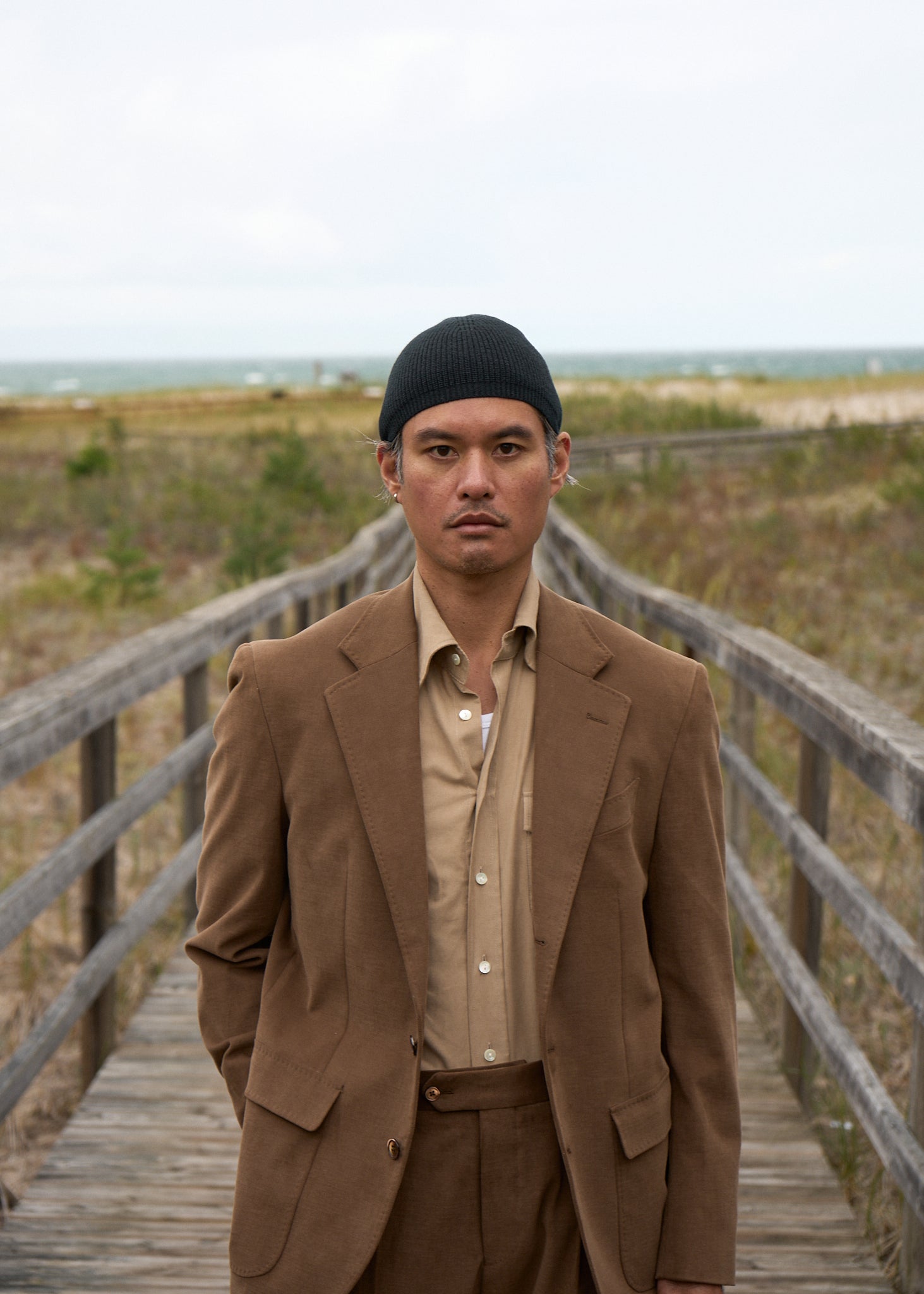 type 01 suit in brushed cotton