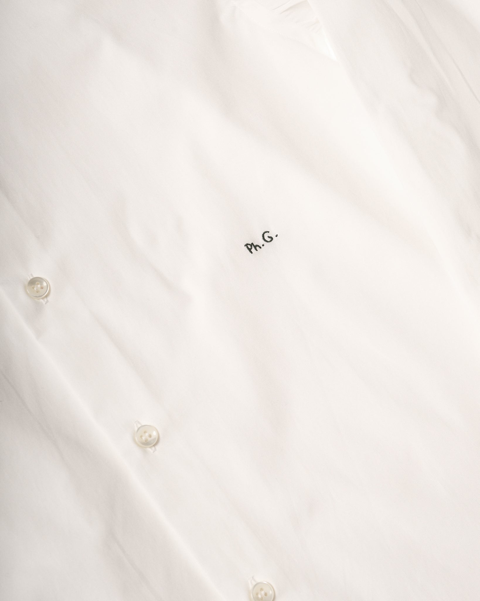 greenleaf cotton poplin shirt